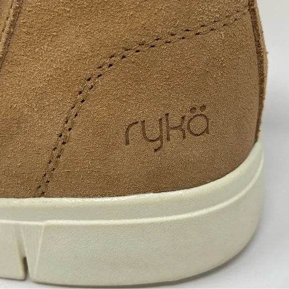 Ryka Shoes Womens 10M Tan Suede Upper Hensley Side Zip Chelsea Booties Sneakers - Picture 9 of 14